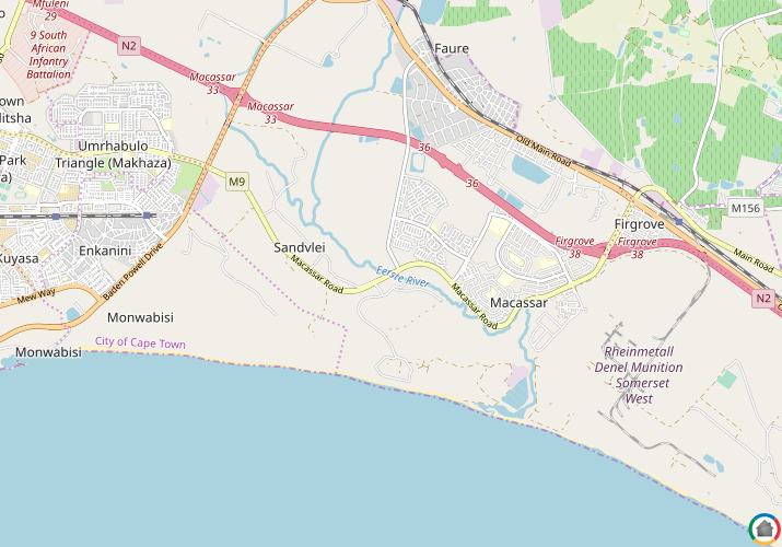 Map location of Macassar